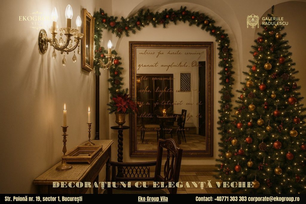 Decoratiuni de Craciun în stil interbelic: Eko Group Vila dezvăluie eleganța nobiliară a anilor ’30 3 Decoratiuni de Craciun în stil interbelic: Eko Group Vila dezvăluie eleganța nobiliară a anilor ’30